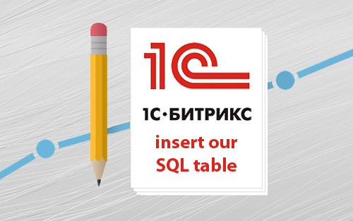 Create your table in the 1C-Bitrix database